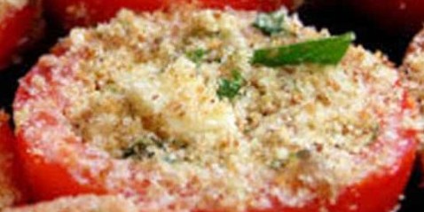Antipasti-pomodori gratinati