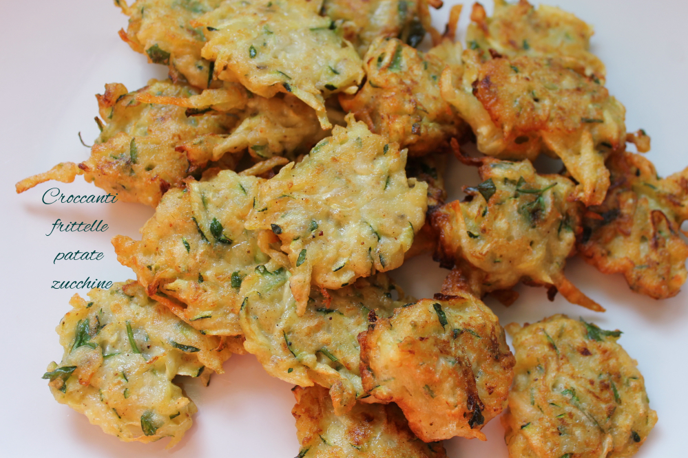 FRITTELLINE PATATE E ZUCCHINE biella
